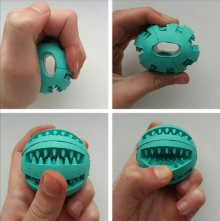 Interactive Treat-Dispensing Ball for Dogs