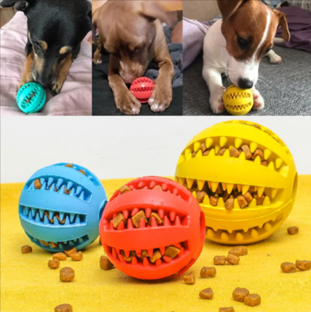 Interactive Treat-Dispensing Ball for Dogs